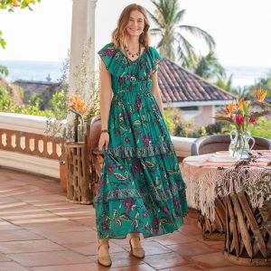 Londyn Dress - XXL, Jade Floral